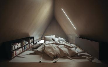 Eloxierte LED Leiste in Schwarz für architektonische Beleuchtung